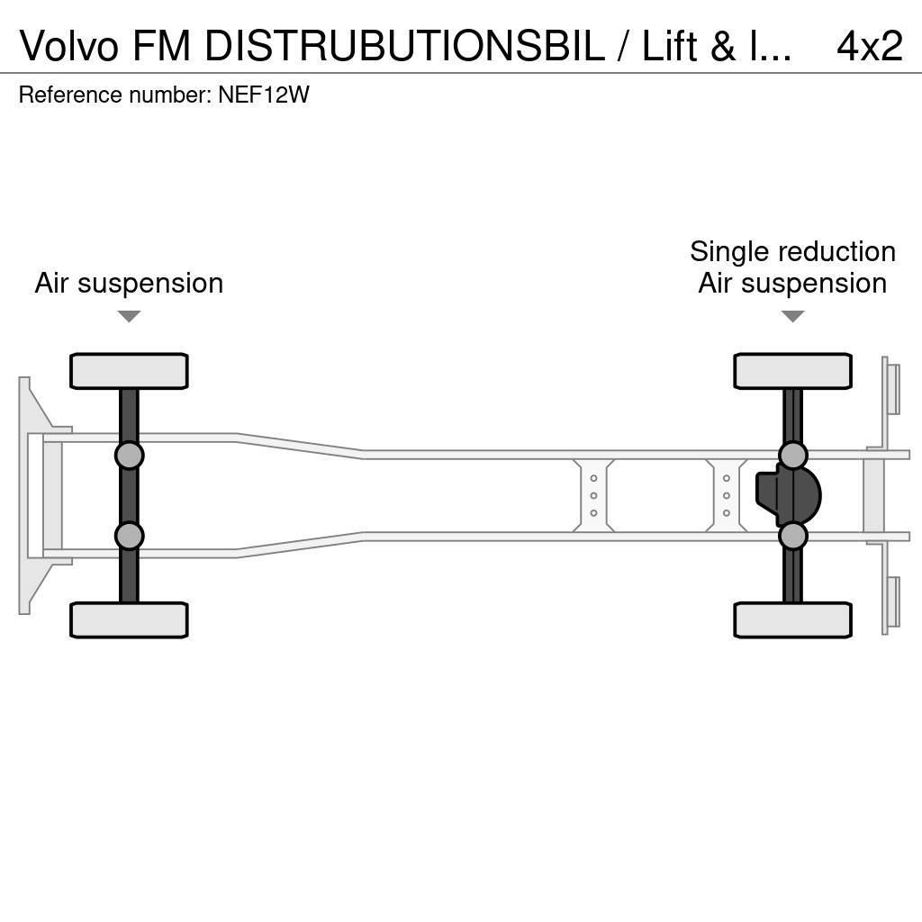 Volvo FM DISTRUBUTIONSBIL / Lift & lucka. Sunkvežimiai su dengtu kėbulu