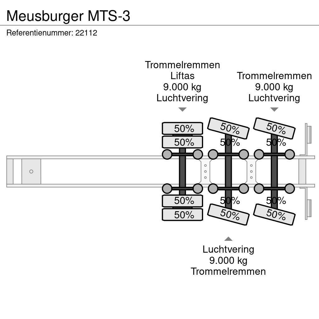 Meusburger MTS-3 Žemo iškrovimo puspriekabės