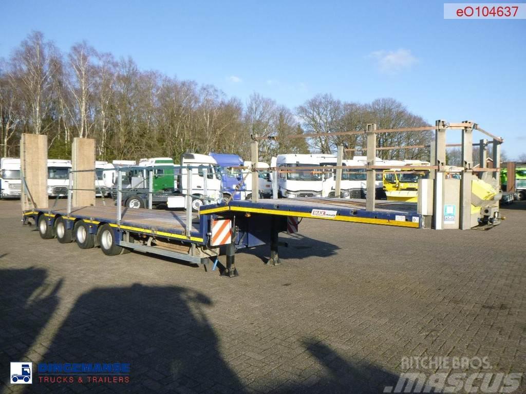 Faymonville 4-axle semi-lowbed trailer 60 t + ramps Žemo iškrovimo puspriekabės