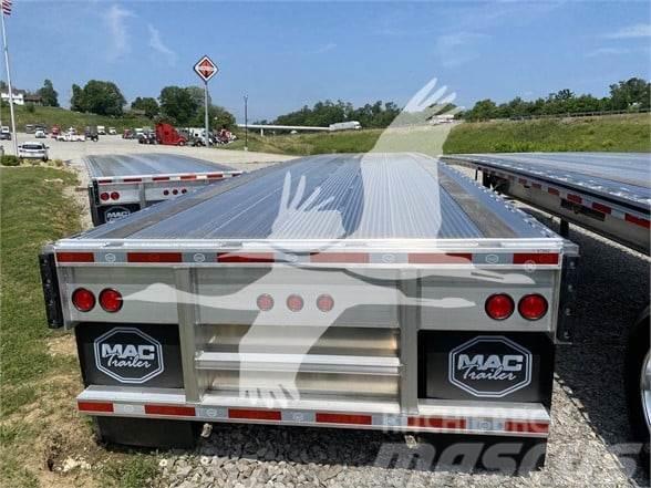 MAC TRAILER MFG FLATBED Bortinių sunkvežimių priekabos su nuleidžiamais bortais