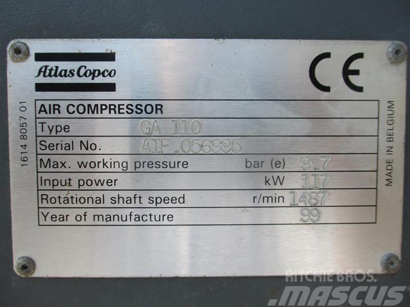 Atlas Copco GA 110 - FF Kompresoriai