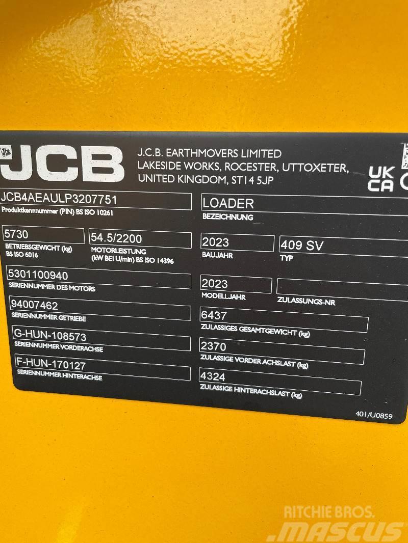 JCB 409 S5 Naudoti ratiniai krautuvai