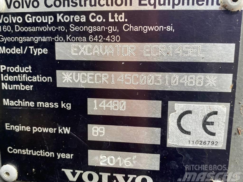 Volvo ECR145EL Vikšriniai ekskavatoriai