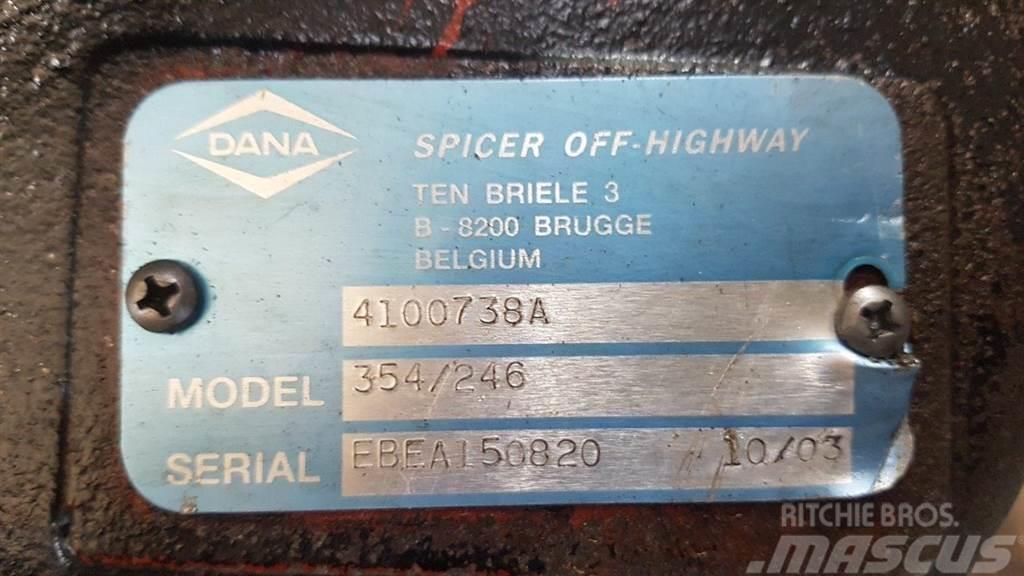  Dana Spicer 354 / 246 - Ahlmann AZ 150 - Transmiss Transmisijos