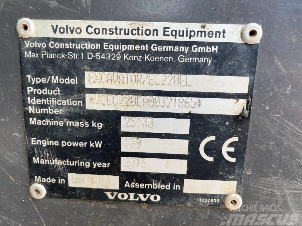 Volvo EC220EL Vikšriniai ekskavatoriai