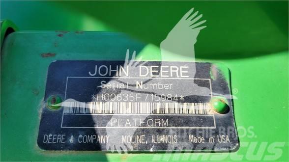 John Deere 635F Derliaus nuėmimo kombainų galvos