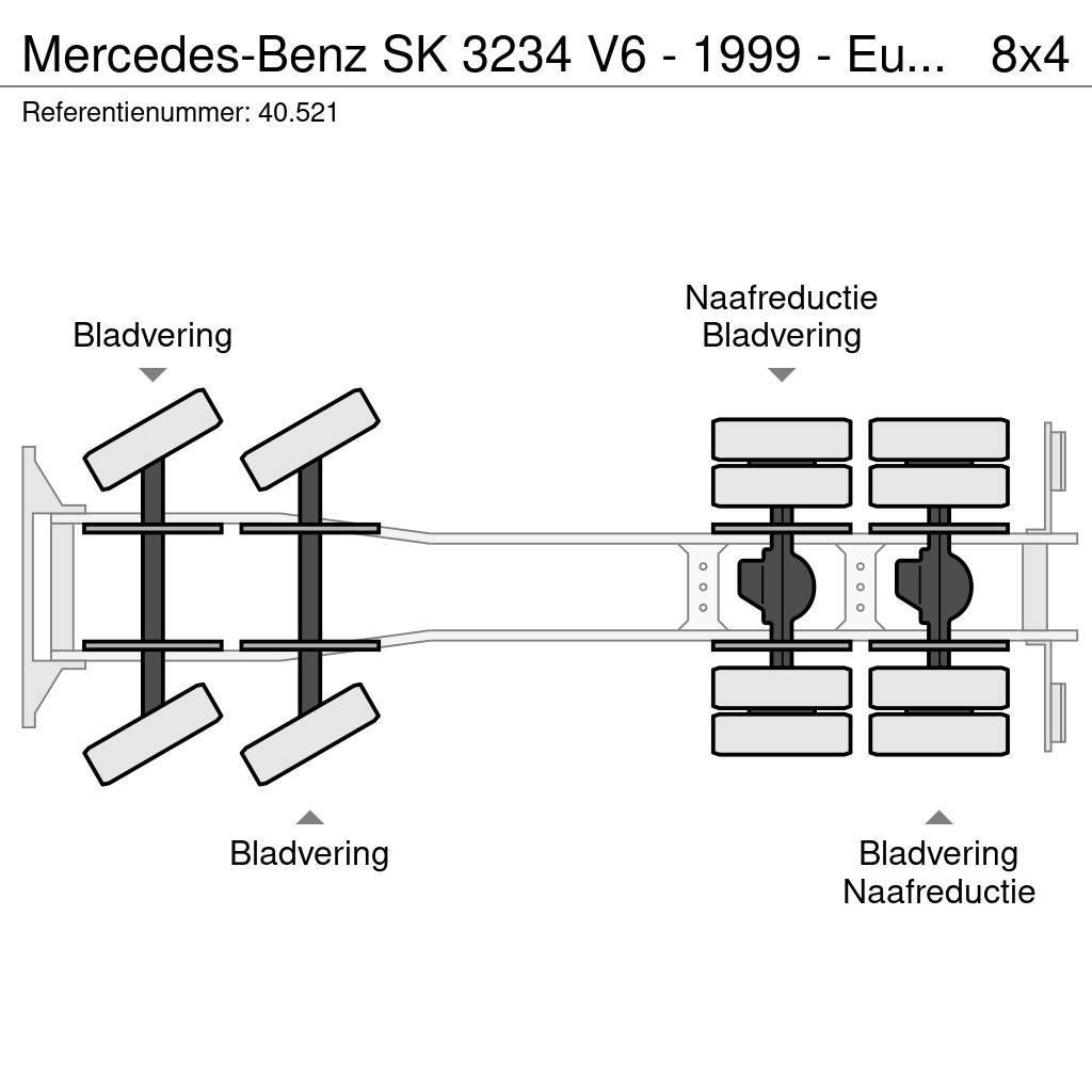 Mercedes-Benz SK 3234 V6 - 1999 - Euro 2 - Big Axles - Full stee Važiuoklė su kabina