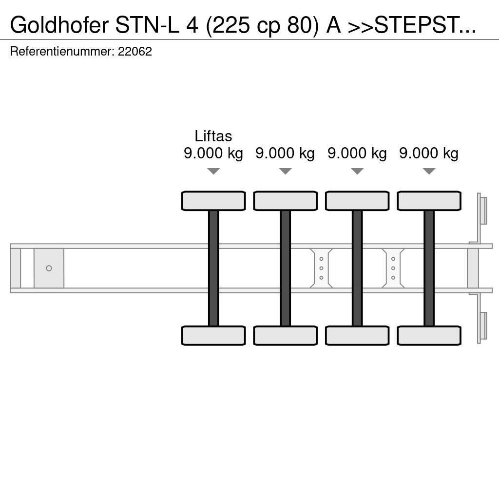 Goldhofer STN-L 4 (225 cp 80) A >>STEPSTAR<< (CARGOPLUS® tyr Žemo iškrovimo puspriekabės