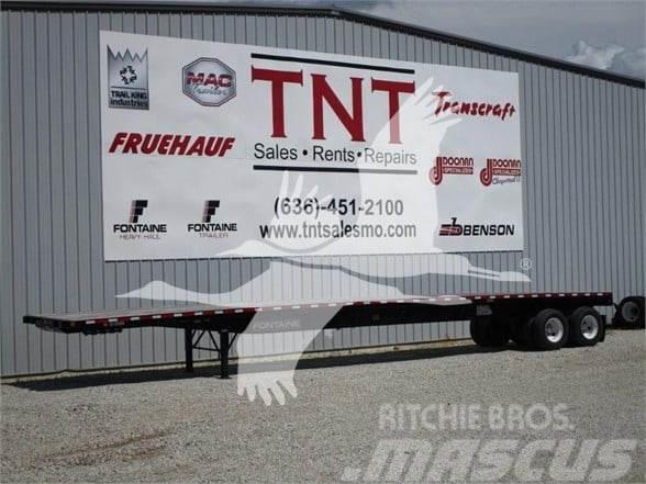 Fontaine 48X102 VELOCITY STEEL SLIDING TANDEM FLAT Bortinių sunkvežimių priekabos su nuleidžiamais bortais