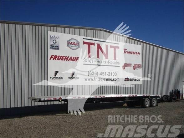 Transcraft (NOW WABASH) 48' COMBO FLAT W/TANDEM SLIDE Bortinių sunkvežimių priekabos su nuleidžiamais bortais