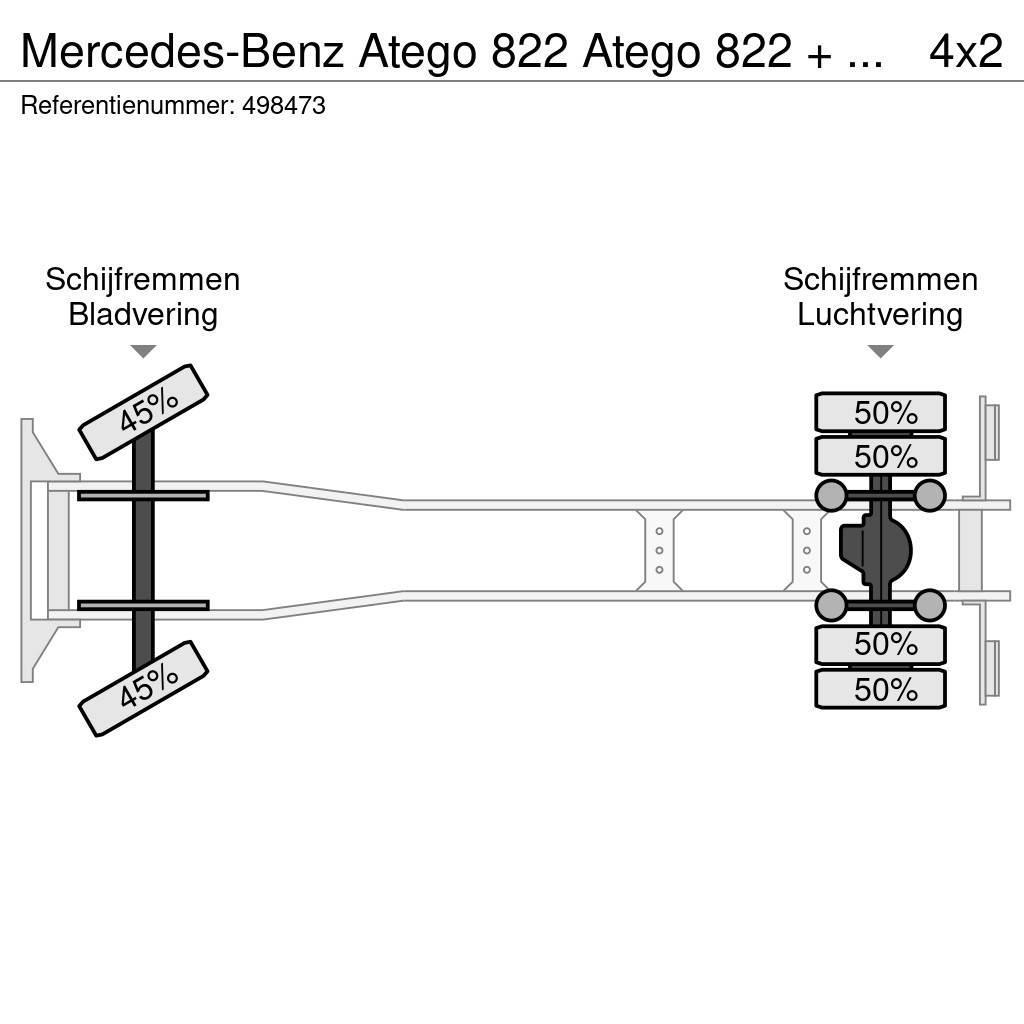 Mercedes-Benz Atego 822 Atego 822 + Euro 5 + Dhollandia lift Sunkvežimiai su dengtu kėbulu