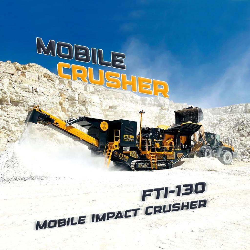 Fabo FTI-130 MOBILE IMPACT CRUSHER 400-500 TPH | STOCK Mobile crushers