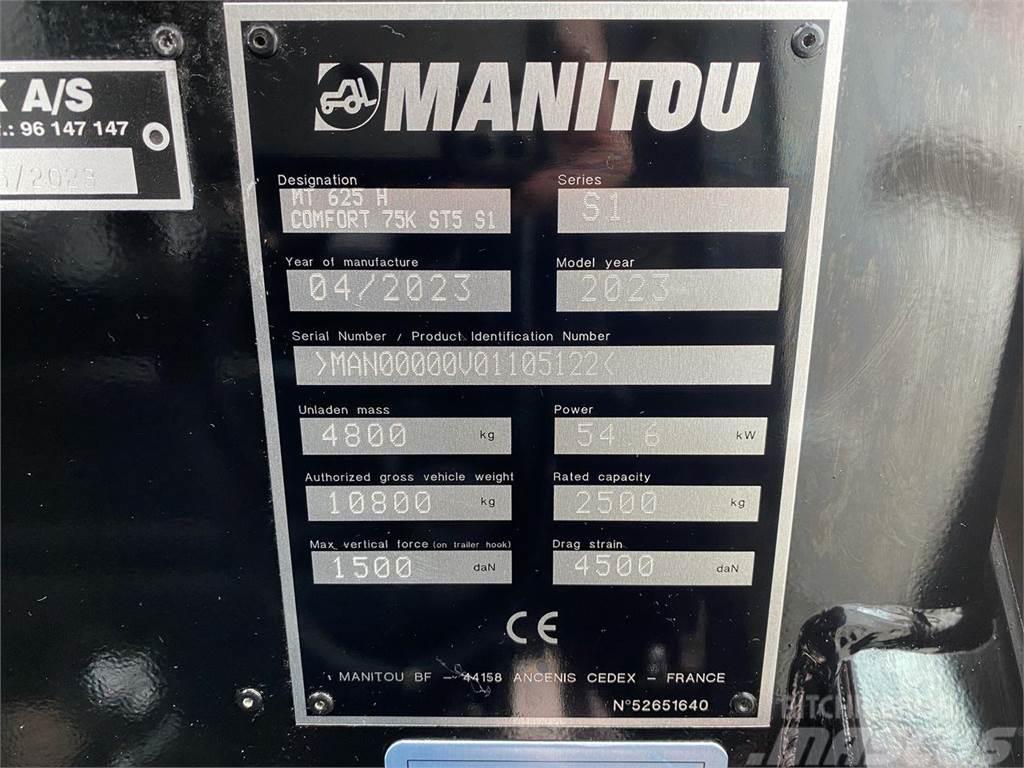 Manitou MT625H COMFORT ST5 Teleskopiniai krautuvai