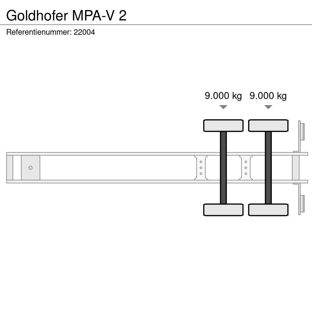 Goldhofer MPA-V 2 Žemo iškrovimo puspriekabės