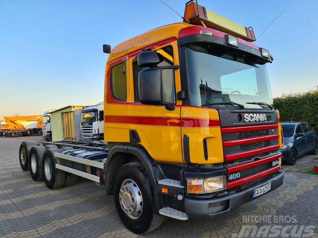 Scania 124L400 6x4, 8x4 Naudoti vilkikai
