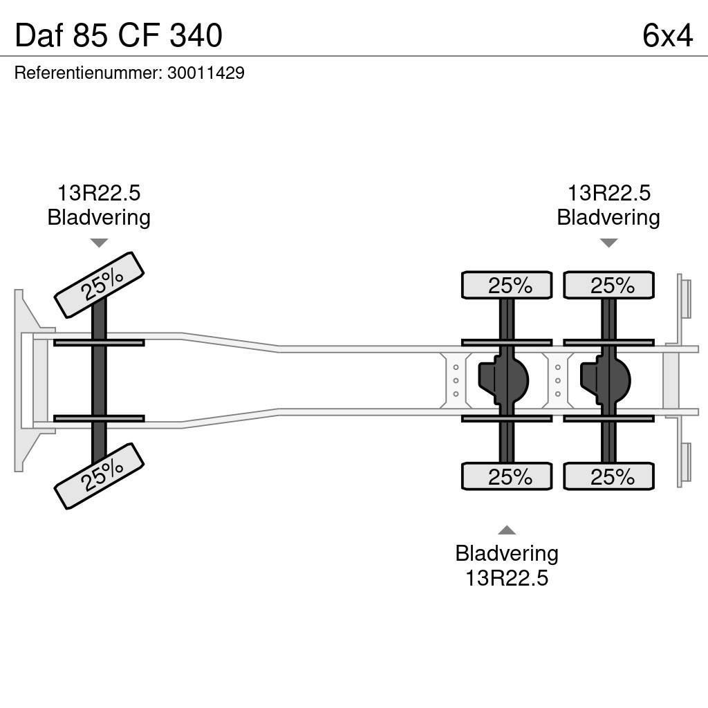 DAF 85 CF 340 Platformos/ Pakrovimas iš šono