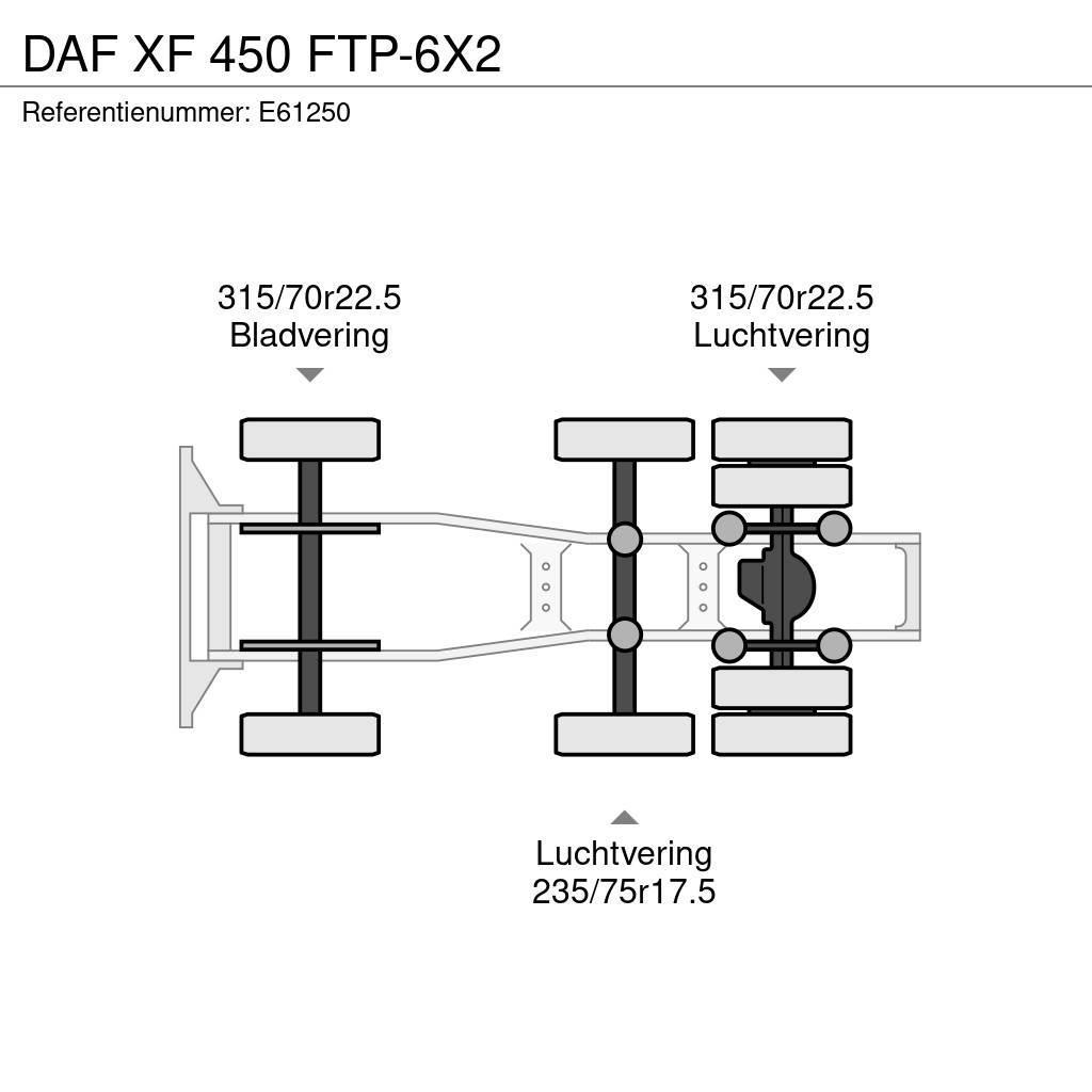 DAF XF 450 FTP-6X2 Naudoti vilkikai