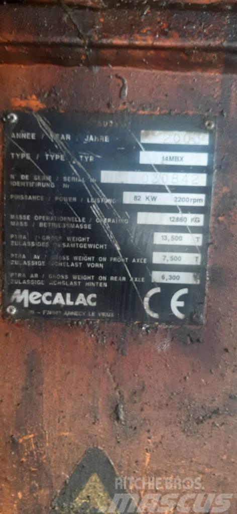 Mecalac 14MBXAR Rail Road Excavator Geležinkelio techninis aptarnavimas