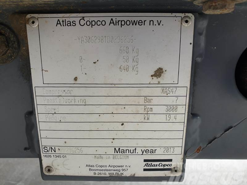Atlas Copco XAS 47 KD Kompresoriai