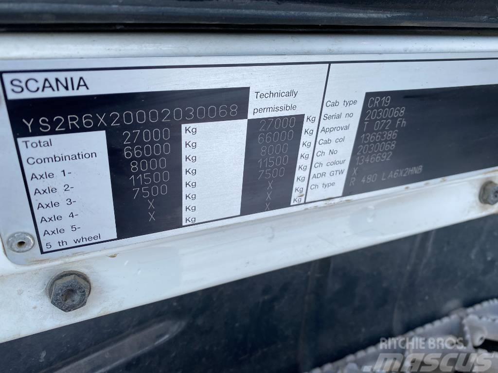 Scania R480 6x2 / RETARDER / HYDRAULICS Naudoti vilkikai