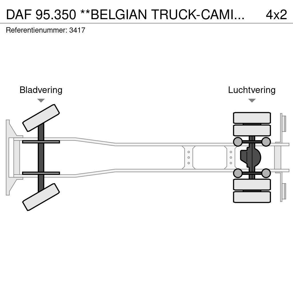 DAF 95.350 **BELGIAN TRUCK-CAMION BELGE** Sunkvežimiai su dengtu kėbulu