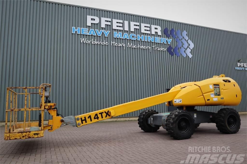 Haulotte H14TX Diesel, 4x4 Drive, 14.07m Working Height, 10 Teleskopiniai keltuvai