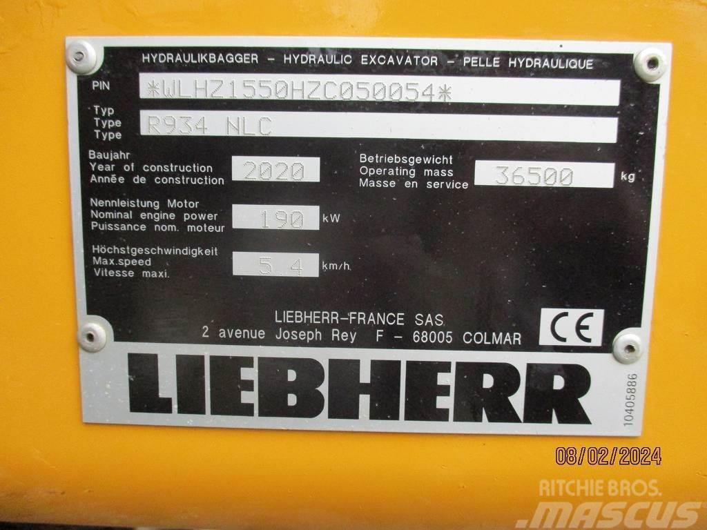 Liebherr R 934 Litronic Vikšriniai ekskavatoriai