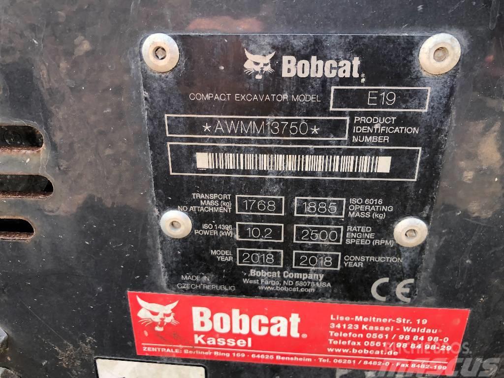 Bobcat E 19 Mini ekskavatoriai < 7 t