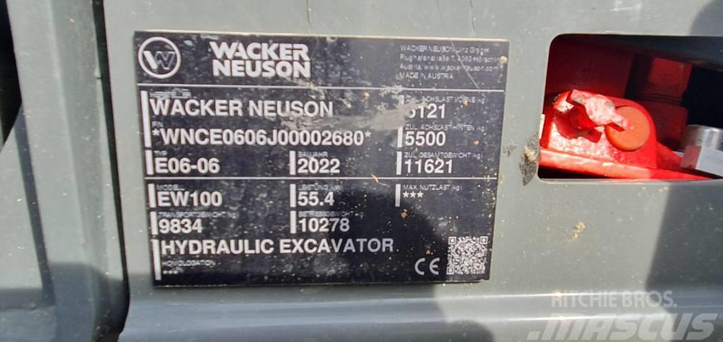 Wacker Neuson EW100 Ratiniai ekskavatoriai