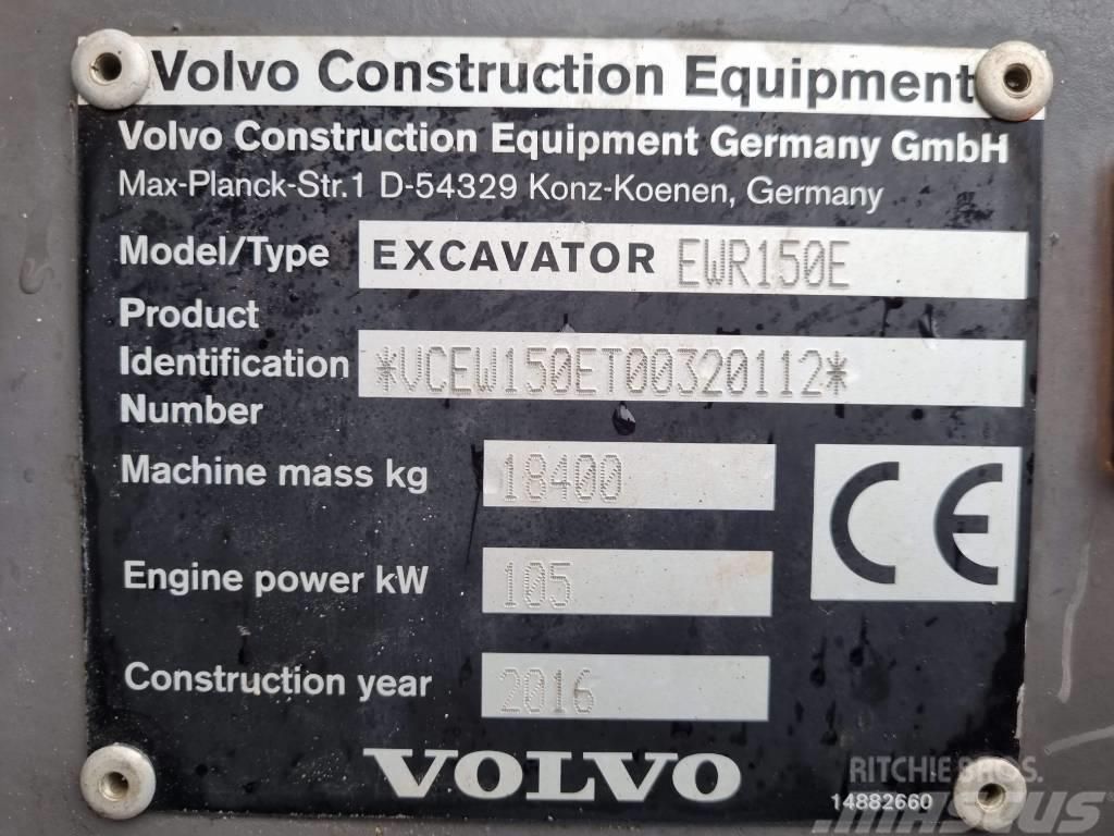 Volvo EWR 150 E Ratiniai ekskavatoriai