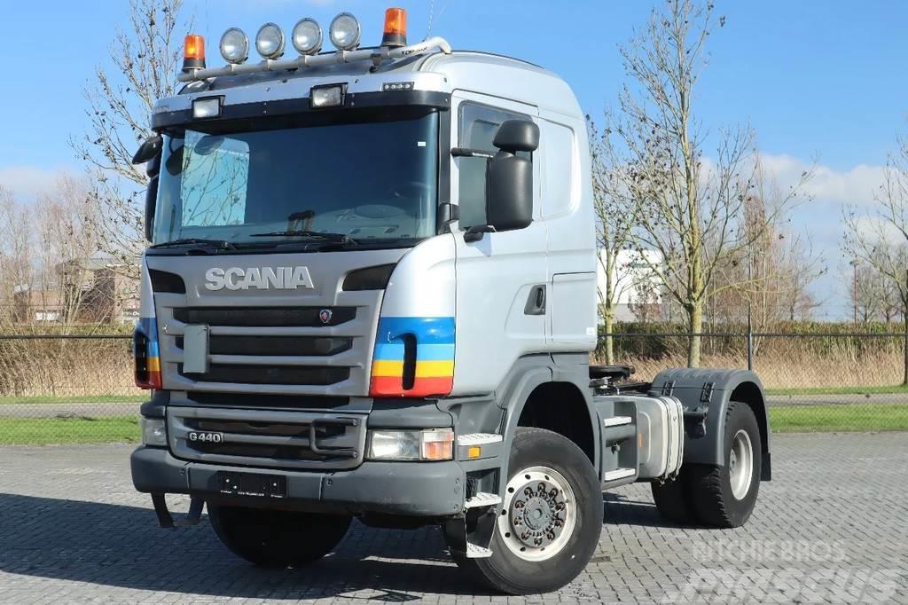 Scania G440 4X4 EURO 5 RETARDER HYDRAULIC Naudoti vilkikai