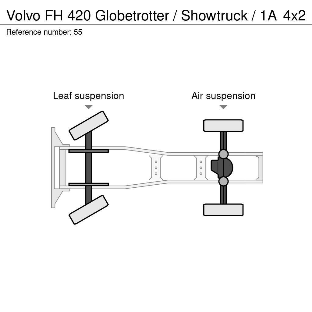Volvo FH 420 Globetrotter / Showtruck / 1A Naudoti vilkikai