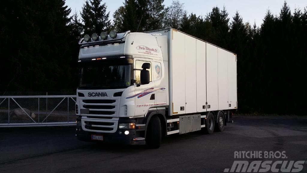 Scania R500 6x2 Sunkvežimiai su dengtu kėbulu