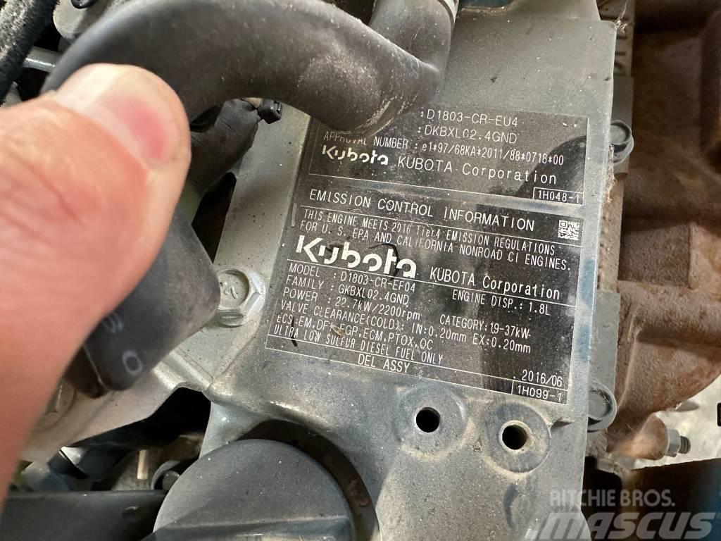 Kubota D1803-CR-EF04 ENGINE Varikliai