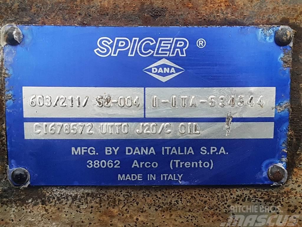 Manitou 180ATJ-Spicer Dana 603/211/52-004-Axle/Achse/As Ašys