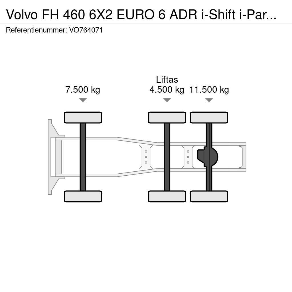 Volvo FH 460 6X2 EURO 6 ADR i-Shift i-ParkCool Naudoti vilkikai