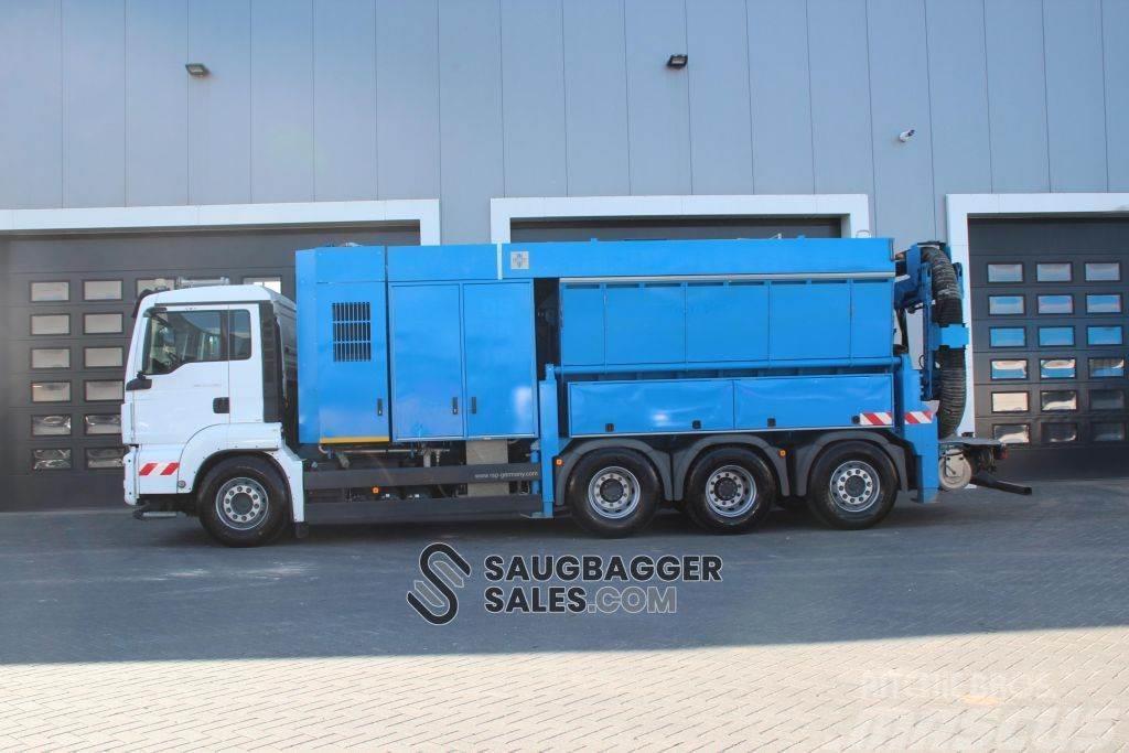 MAN TGS 35.480 RSP 2016 Saugbagger Kombinuotos paskirties / vakuuminiai sunkvežimiai