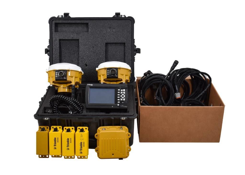 Trimble GCS900 Excavator GPS Kit w CB460, MS992s, & Wiring Kiti naudoti statybos komponentai