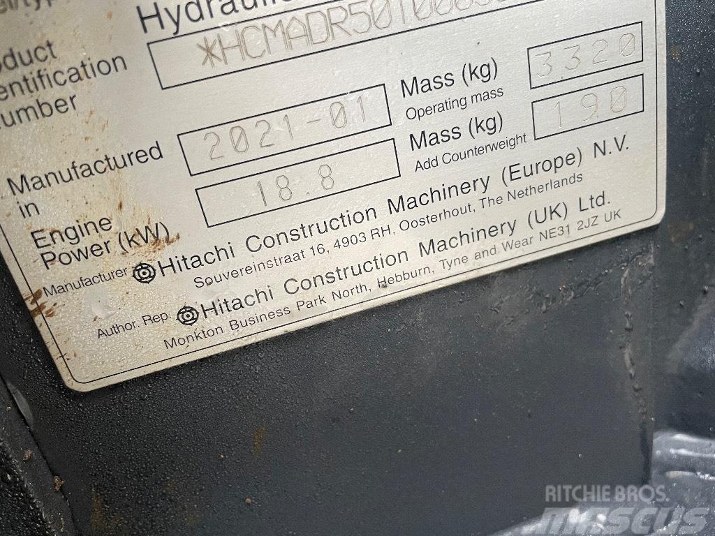Hitachi ZX 33 U Mini ekskavatoriai < 7 t