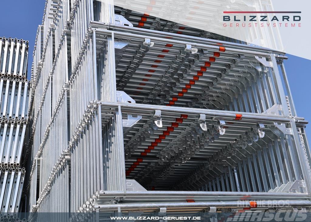  162,71 m² Neues Blizzard Stahlgerüst Blizzard S70 Pastolių įrengimai