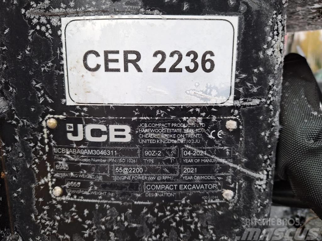 JCB 90 Z-2 Vidutinės galios ekskavatoriai 7-12 t
