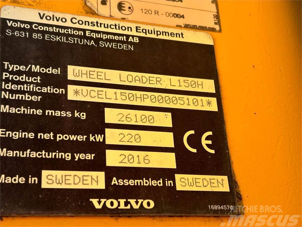 Volvo L 150 H Naudoti ratiniai krautuvai