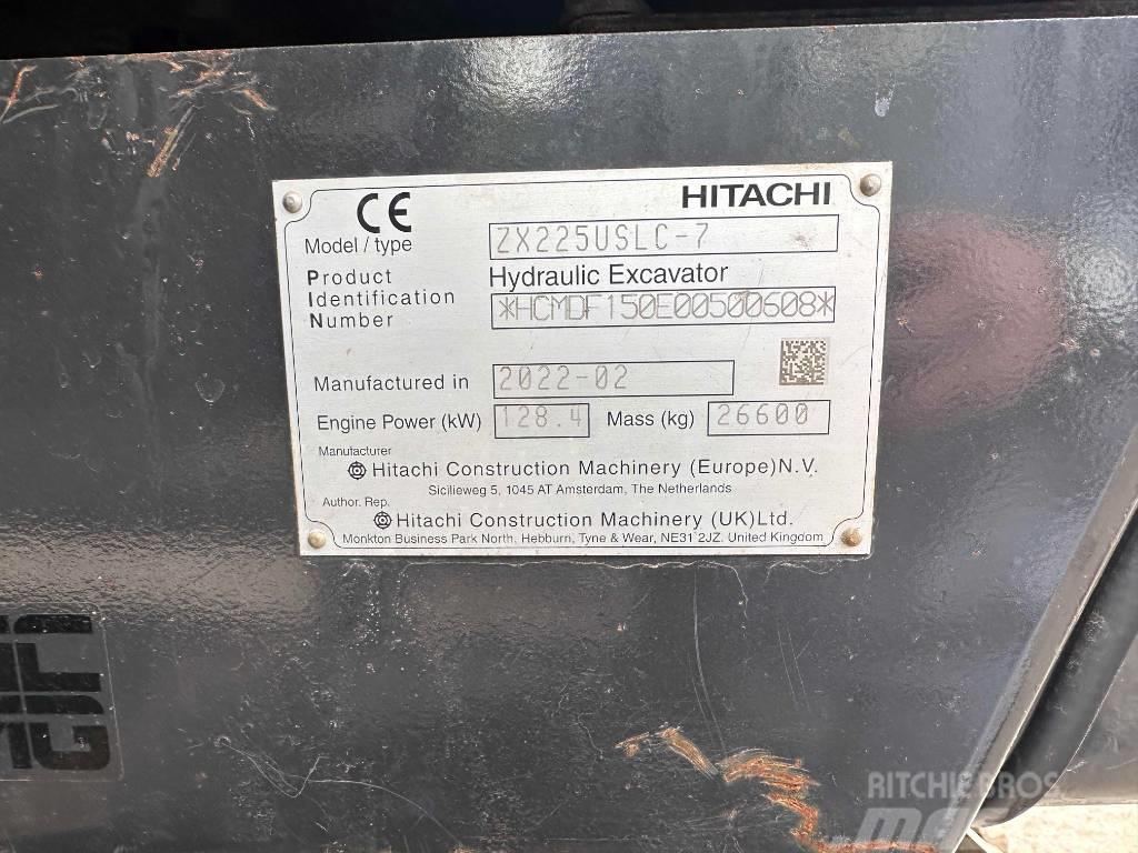 Hitachi ZX 225 uslc-7 Vikšriniai ekskavatoriai