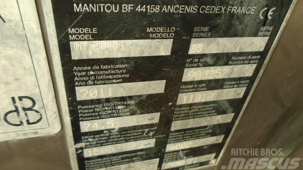 Manitou MT 1840 Teleskopiniai krautuvai