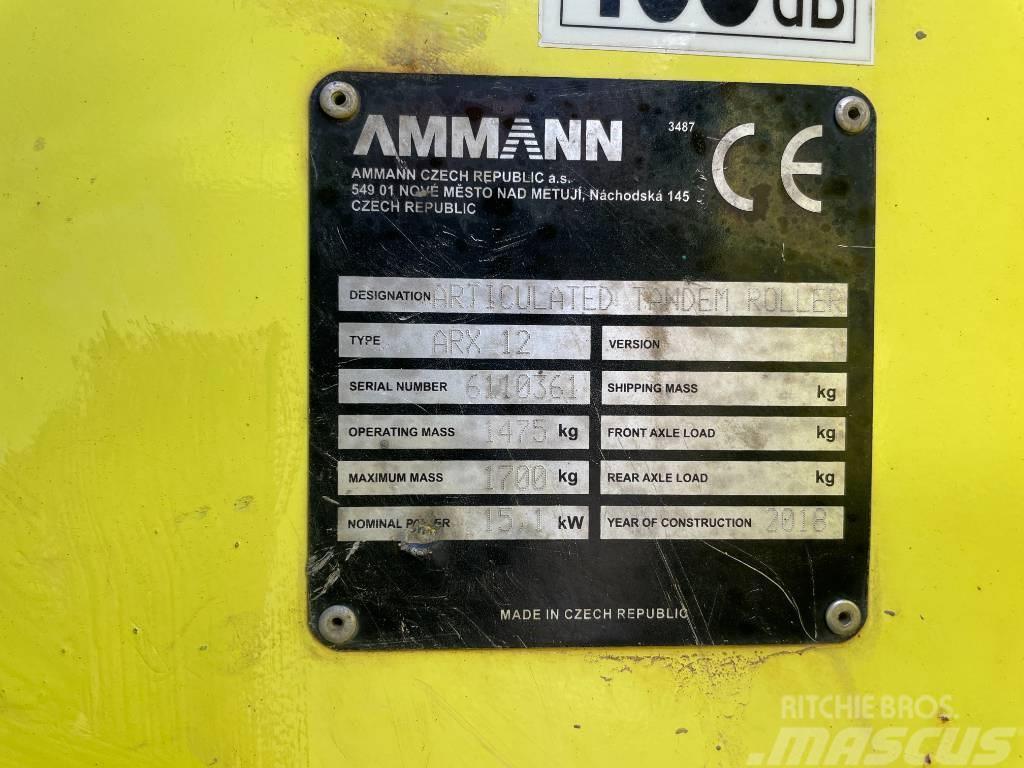 Ammann ARX 12 Porinių būgnų volai