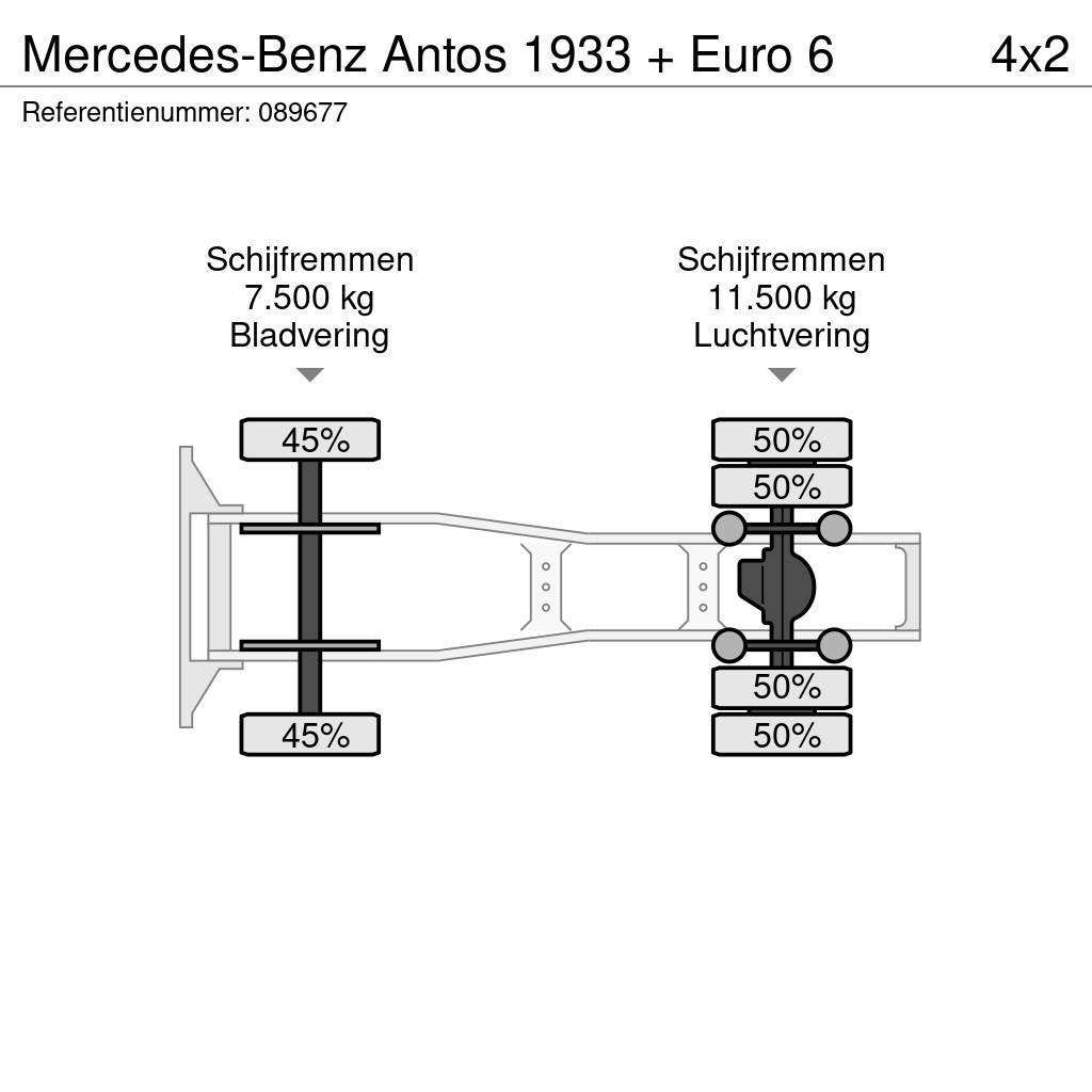 Mercedes-Benz Antos 1933 + Euro 6 Naudoti vilkikai