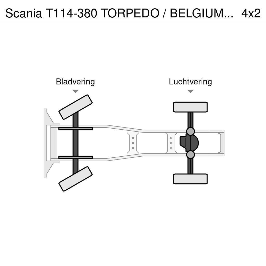 Scania T114-380 TORPEDO / BELGIUM TRUCK !! Naudoti vilkikai