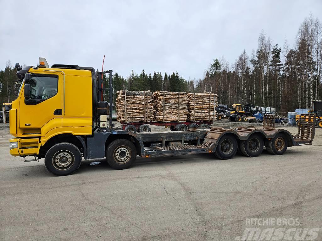 Sisu C600 10x4 Metsäkoneenkuljetusauto Miško mašinų transportavimo sunkvežimiai