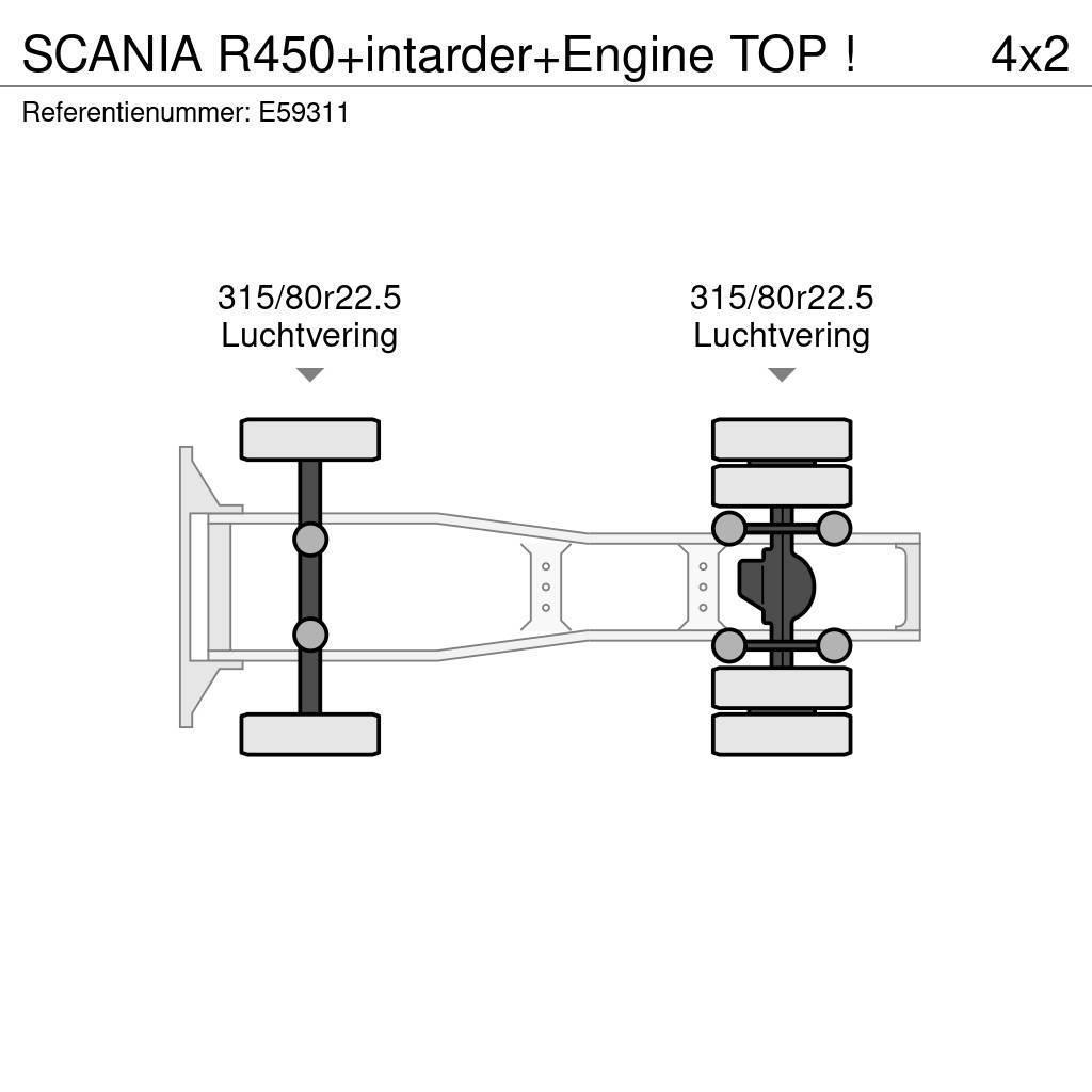 Scania R450+intarder+Engine TOP ! Naudoti vilkikai
