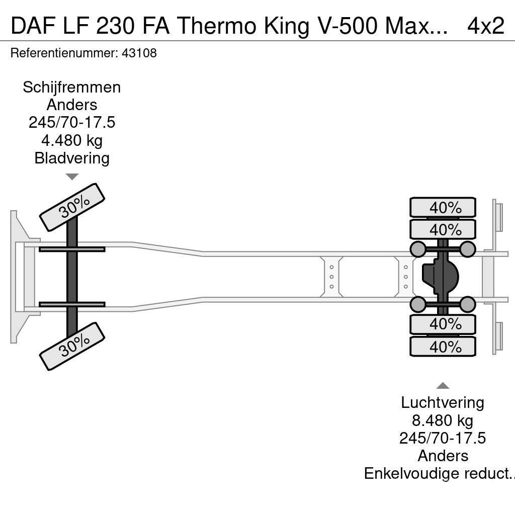 DAF LF 230 FA Thermo King V-500 Max Tiefkühler Sunkvežimiai su dengtu kėbulu